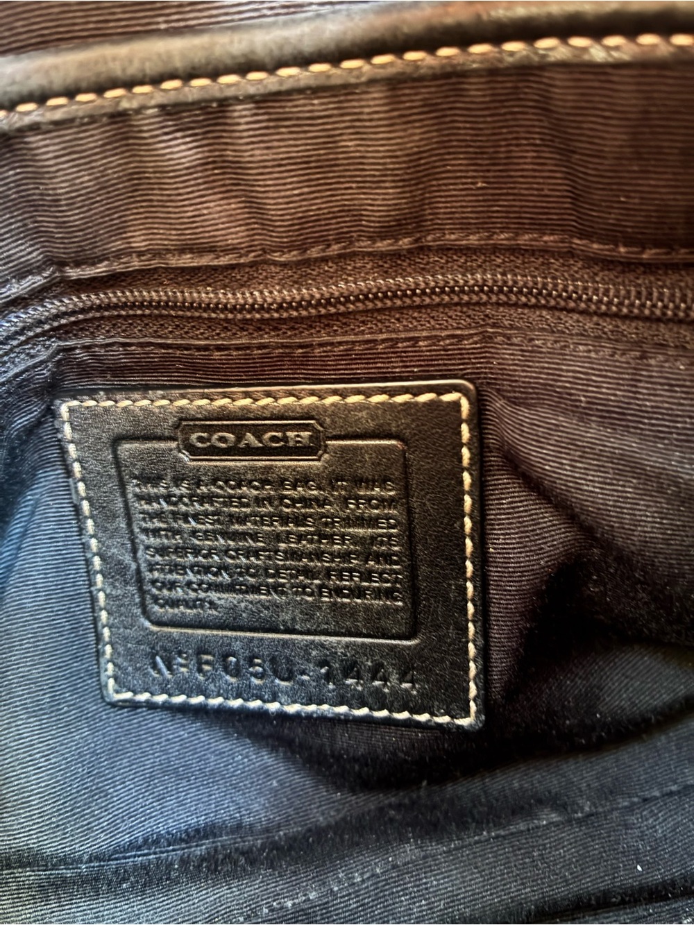 vintage Y2K black signature jacquard Coach Soho Flap Bag (Style 1463) - Picture 8 of 10